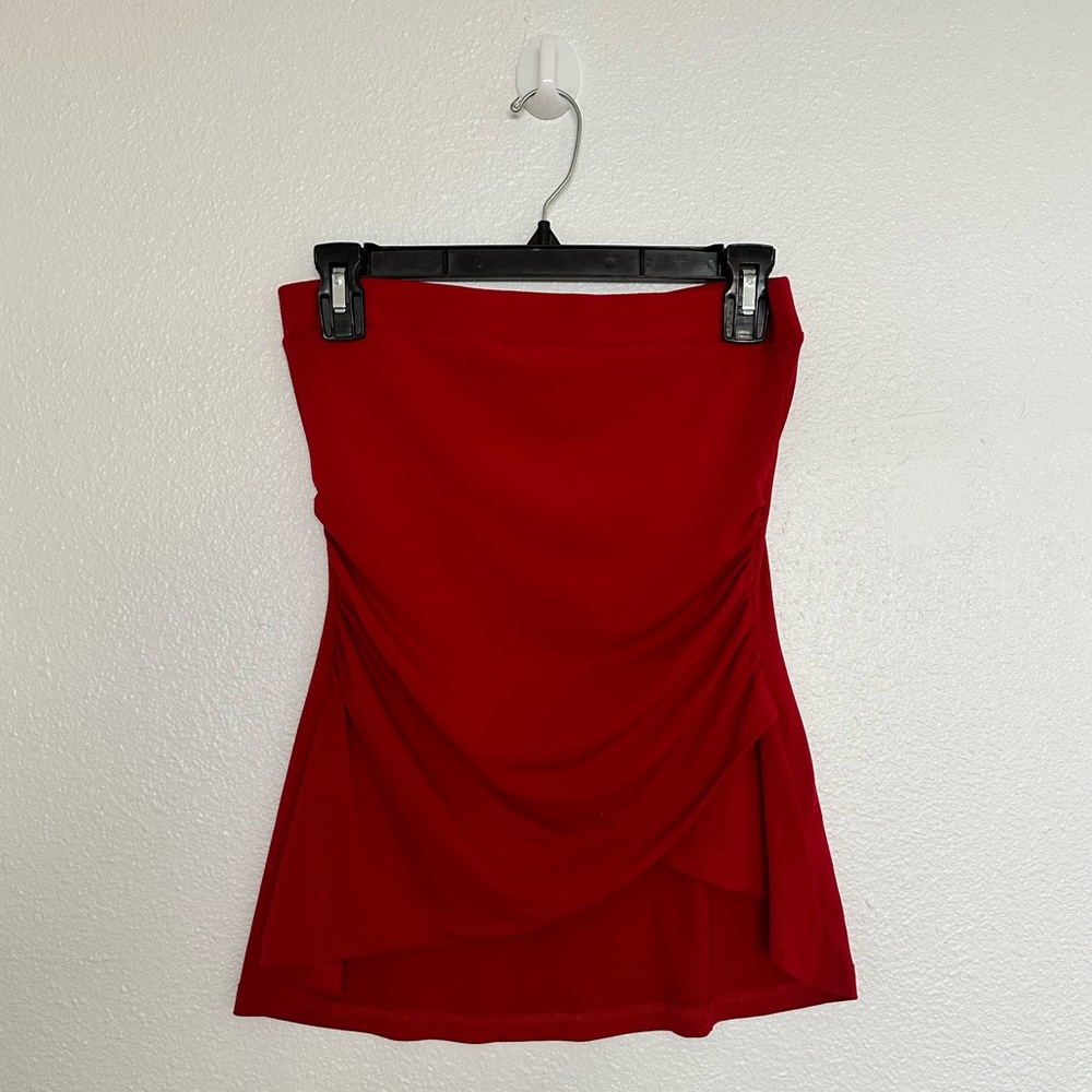2000s Red Tube Top